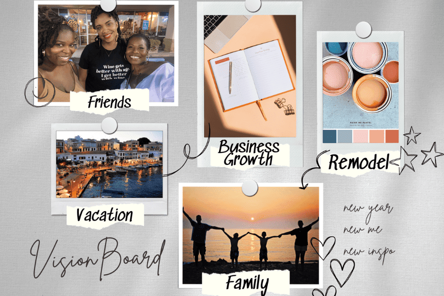 how to make 2024 your BEST writing year yet!! // making a vision board,  setting goals and intentions 